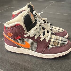 Stylish Multicolor High-Top Sneakers